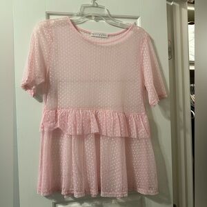 Sheer Pink Top